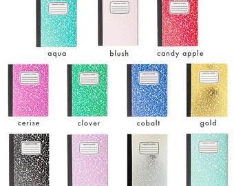 Mini Composition Notebook - Pack of 1, 11 Color Options