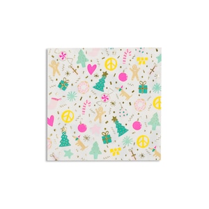 Grote servetten Merry + Bright - pak van 16