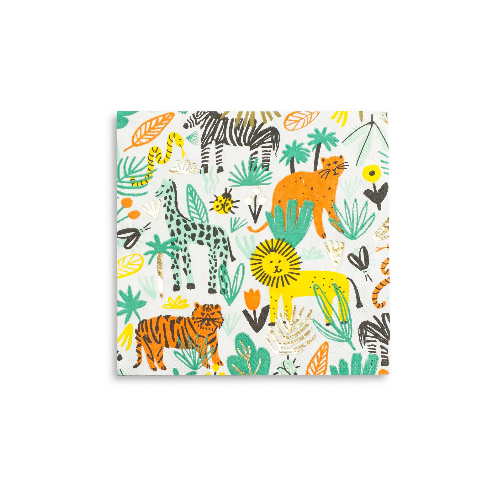 Jungle Party Napkins Jungle Party Supplies Wild Animal Etsy