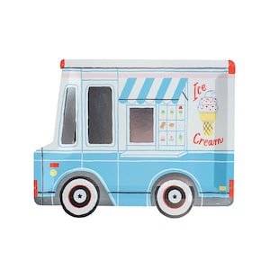 Ice Cream Truck Large Plates - Pack of 8