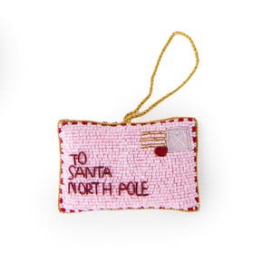Adorno de carta a Papá Noel (paquete de 1)