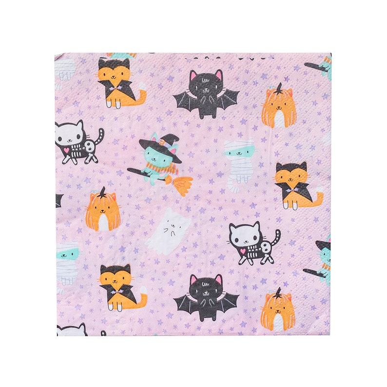 Daydream Society Halloween Cat Napkins - Thumbnail 2