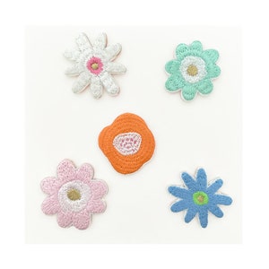 Flower Patches - 2 Style Options - Individual Patch or Patch Set