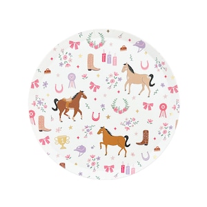 Pony Themed Small Plates - Pack of 8