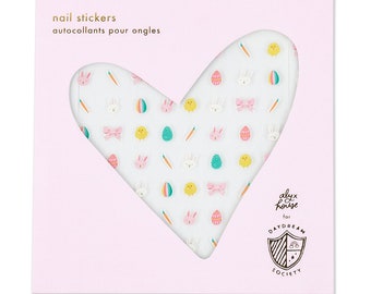 Easter Fun Nail Stickers - Pack of 100 Nail Stickers