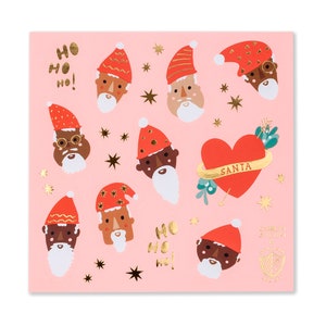 Santa Squad Sticker Sets - Pack of 4