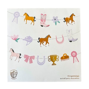 Pony Themed Garland- Pack of 1