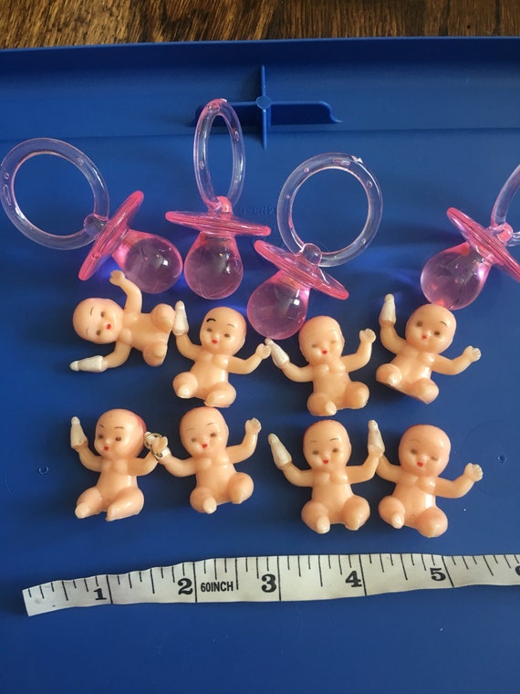 Plastic Babies For Baby Shower Ice Cube Game Decor Trinkets Small Toys Miniature