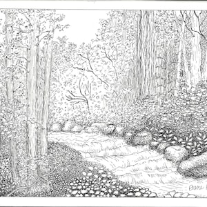 鉛筆画「Saturday afternoon」　B5大サイズ il_300x300.2156022928_dvgm.jpg