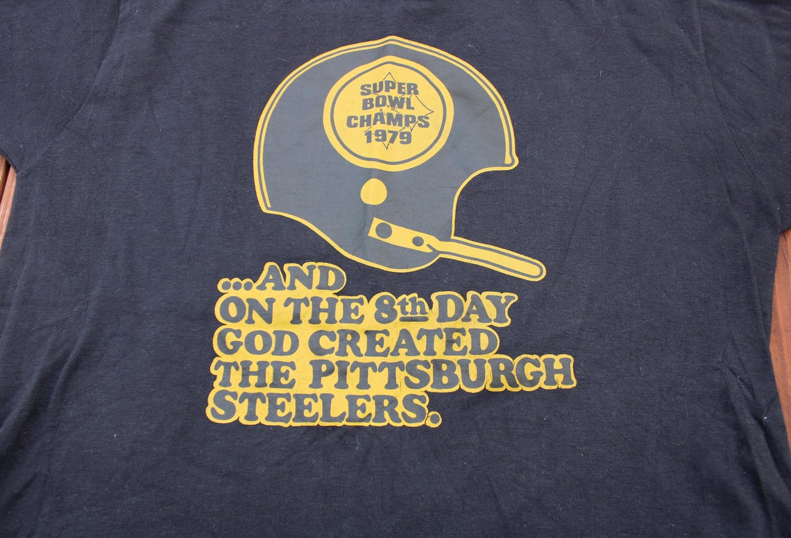 Vintage 1979 Pittsburgh Steelers Superbowl XIII Champions T | Etsy