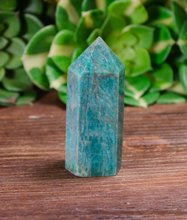 1pc 74g Gorgeous Amazonite Tower Crystal Point Amazonite Obelisk Gemstone Energy Protect Crystal Healing Crystal Chakra Decor Meditation Jewelry Beauty Jewelry Making Beading Vadel Com