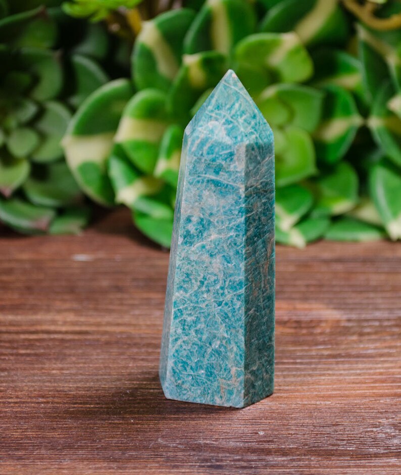 1pc 84g Gorgeous Amazonite Tower Crystal Point Amazonite Obelisk Gemstone Energy Protect Crystal Healing Crystal Chakra Decor Meditation Cabochons Craft Supplies Tools Bahr Com Au
