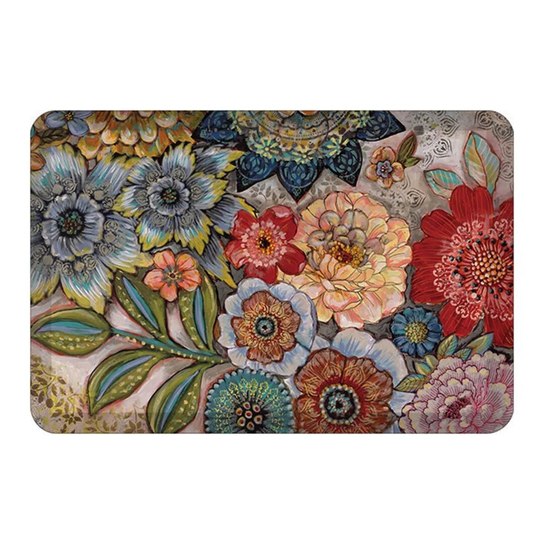 Boho Bouquet Anti-fatigue Kitchen Mat - Etsy