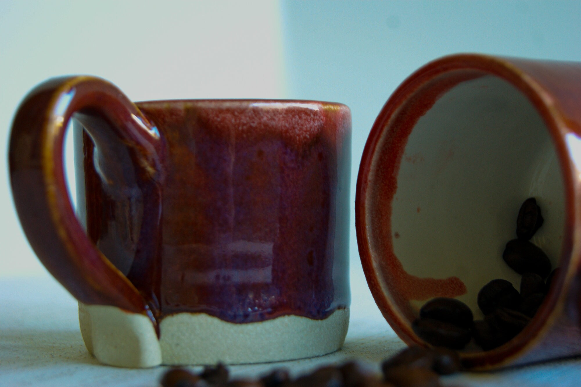 Handmade Ceramic Espresso Cup Set Set of 2 Stoneware Etsy
