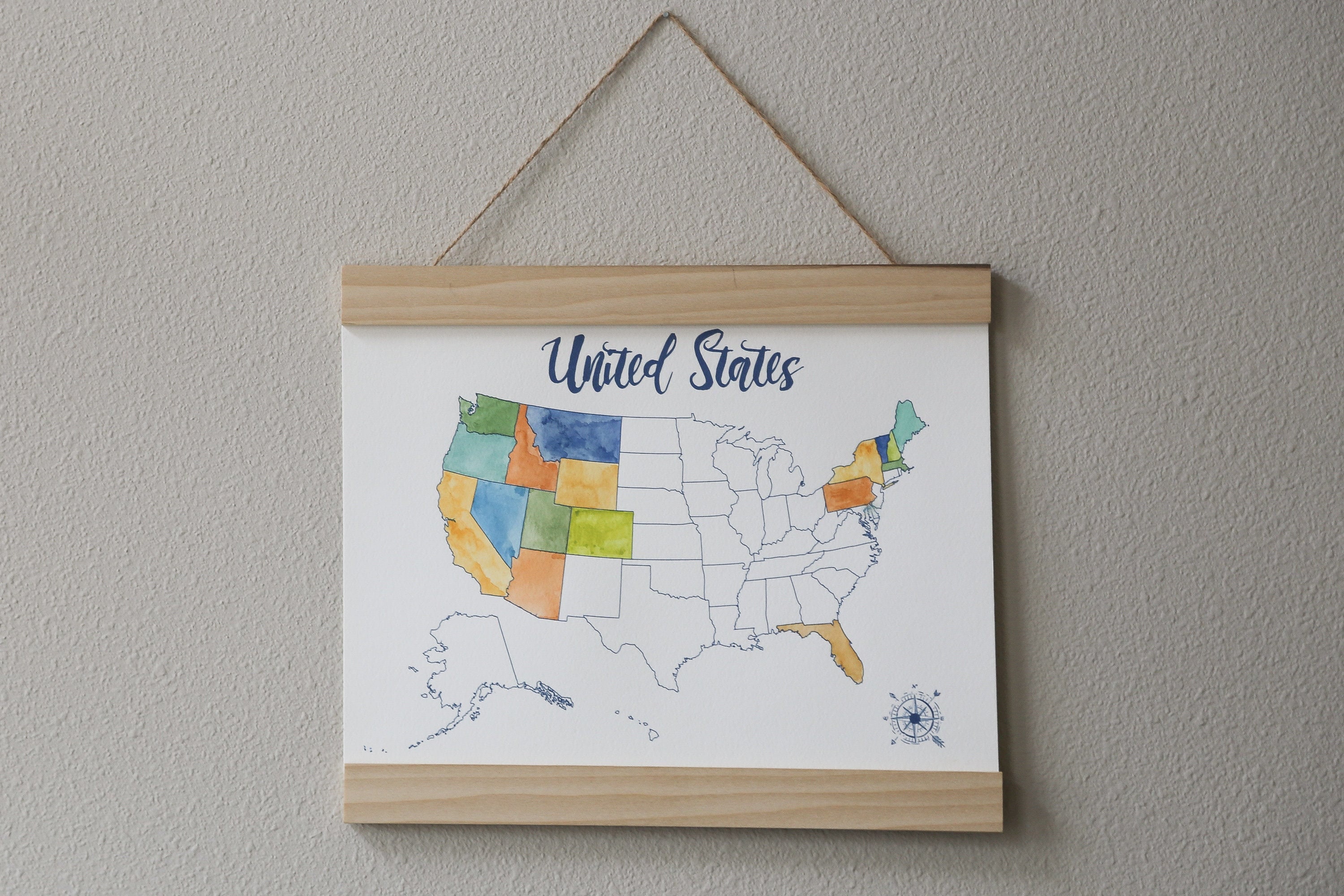 United States Watercolor Map digital - Il Fullxfull.1993937618 Ated 