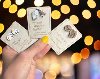 Pendientes de regalo de agradecimiento a los profesores en las artes, perfectos para profesores de gimnasia, profesores de arte y profesores de música