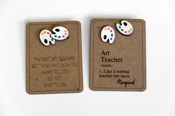 Teachers in the Arts Appreciation Stud Earrings -  Gym Teacher Gift, Art Teacher Gift, Music Teacher Gift, Science Teacher, Librarian
