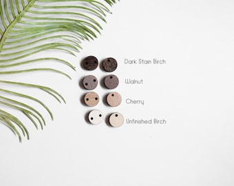 Holz Kreis Schmuckstücke DIY Schmuckherstellung, Boho Ohrringe