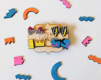 90s Themed Retro Stud Earring Set