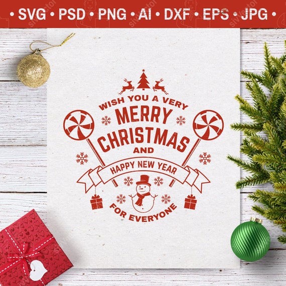Download Christmas Svg File Merry Christmas Svg Christmas Clipart Instant Download Christmas Eps Png Psd Cut File