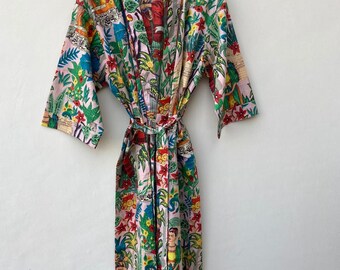 cotton kimono dress