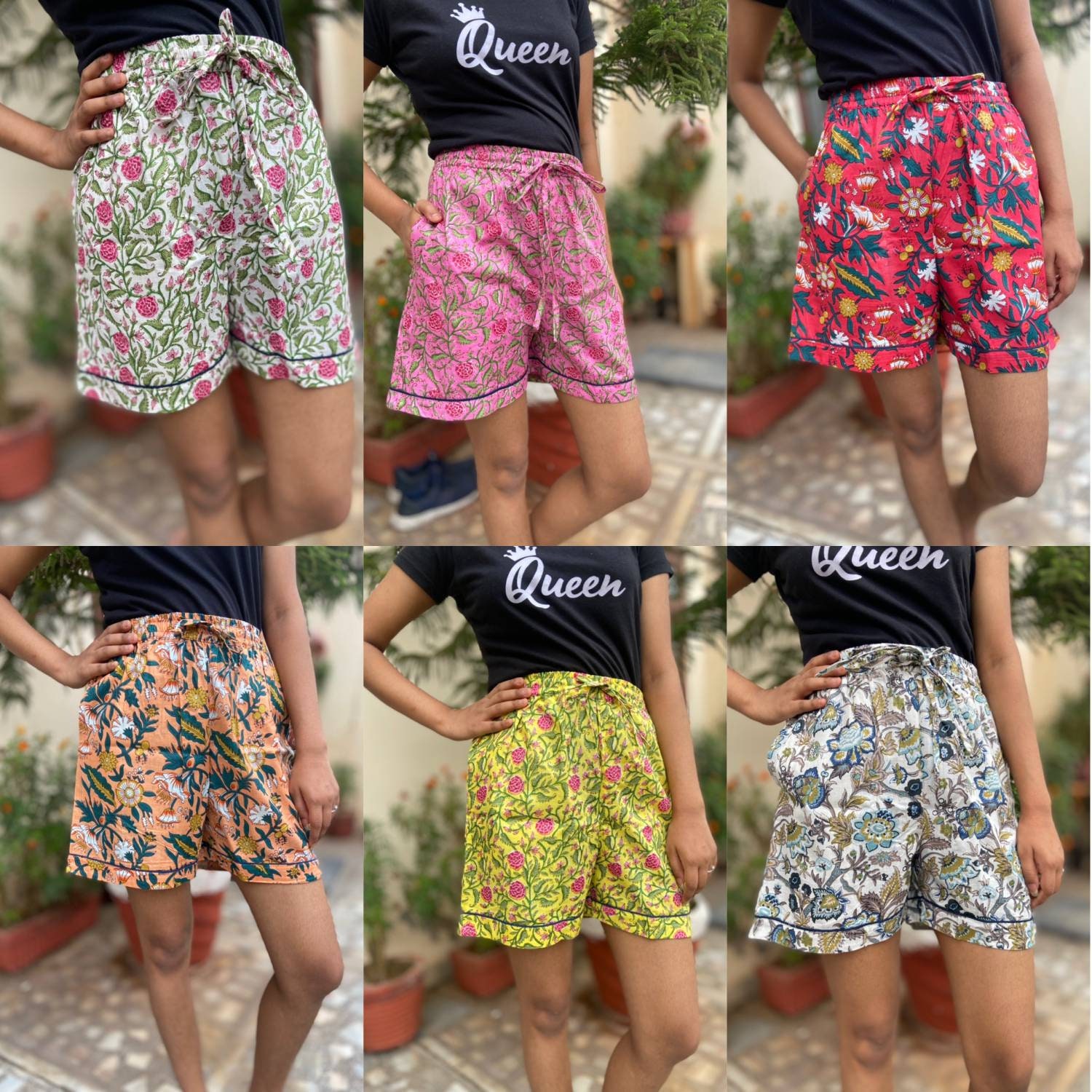 【INCHANT ME】Bed pintuck cotton short pants Pintuck Elastic Waist Shorts in Grey | Hallensteins NZ