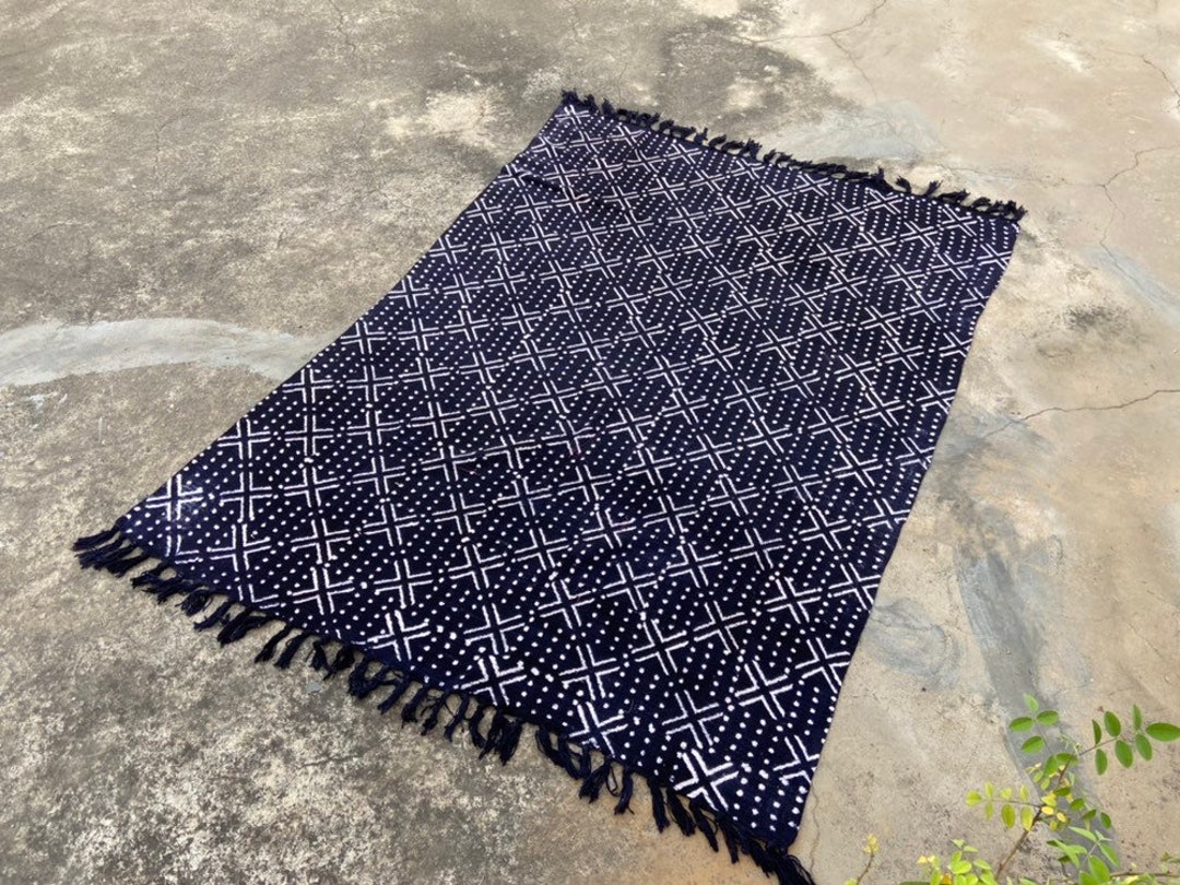 Indian Khadi Cotton Rug,blanket Dhurrie,handmade Boho Rug,hand Woven
