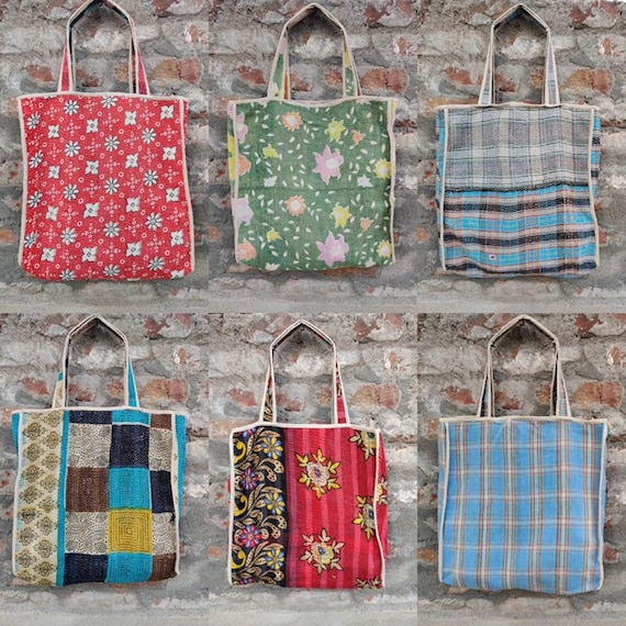 Kantha Market Bag Kantha Market Bag