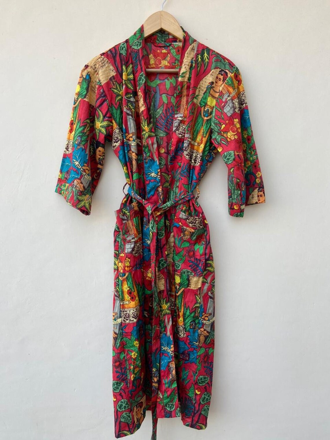 Bath Robe Indian 100% Cotton RobeKimono Indian Pure Cotton | Etsy