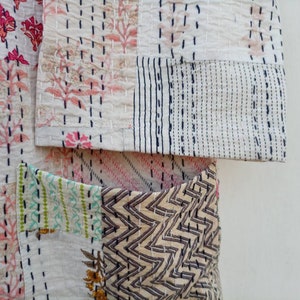 Patchwork Kantha Robe,100% Pure Cotton Indian Handmade Robe,cotton ...