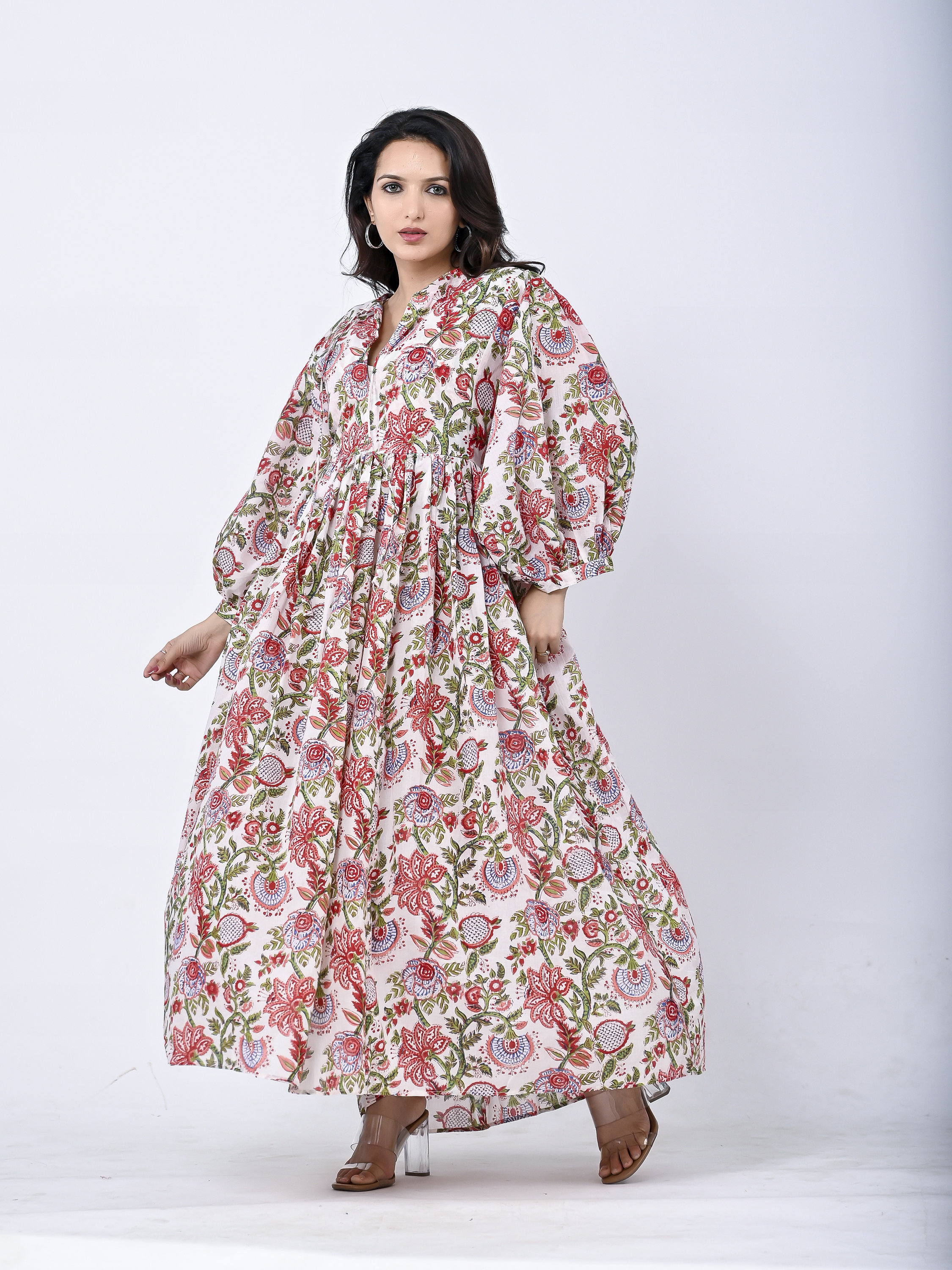 【美品】オーストラリア発daughters of india ワンピース Daughters of India コットンミディアムワンピース