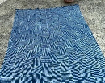 Indian Khadi Cotton Rug Blanket Dhurrie Handmade Boho Hand Woven Beach Throw 160x130 cms. Design 2