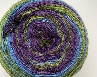 KAUNI Artistic Yarn, AADE LONG Artistic Yarn, Ullgarn 8/1, 1-trådigt, Ullgarn