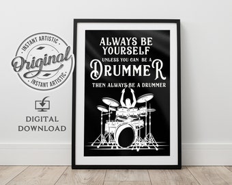 Drummer Quote Etsy Drummer Quote Etsy