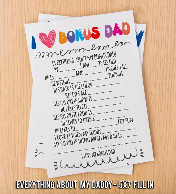 fathers day gift from 5 year old