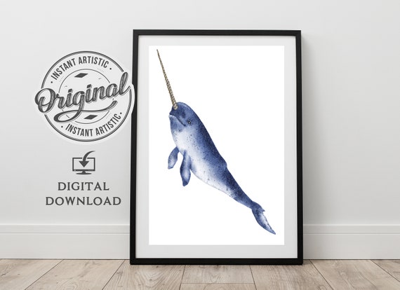 narwhal nursery decor
