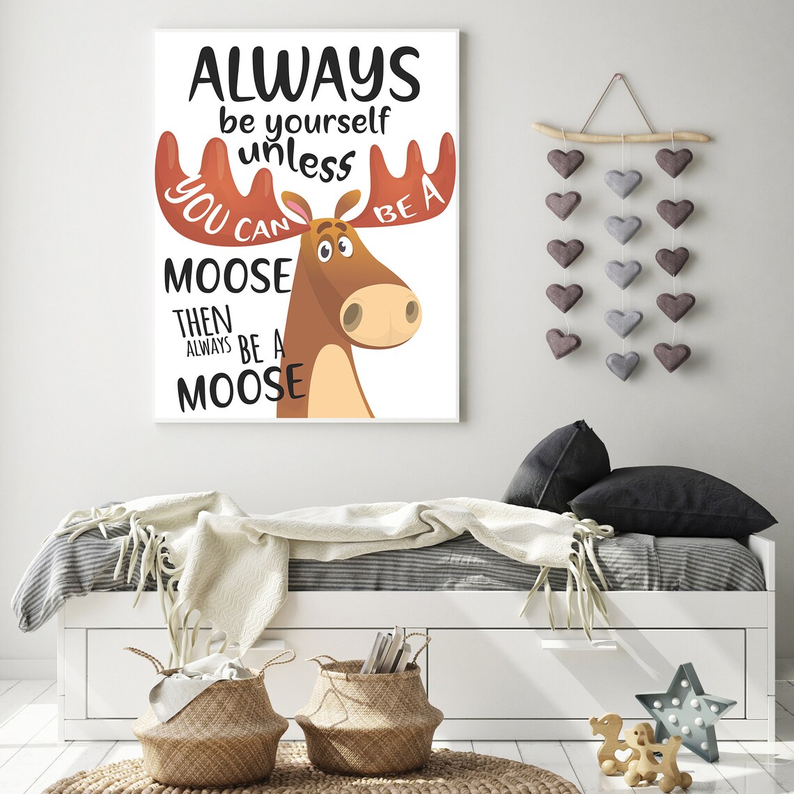 70 OFF Always Be Yourself Unless You Can Be a Moose Etsy