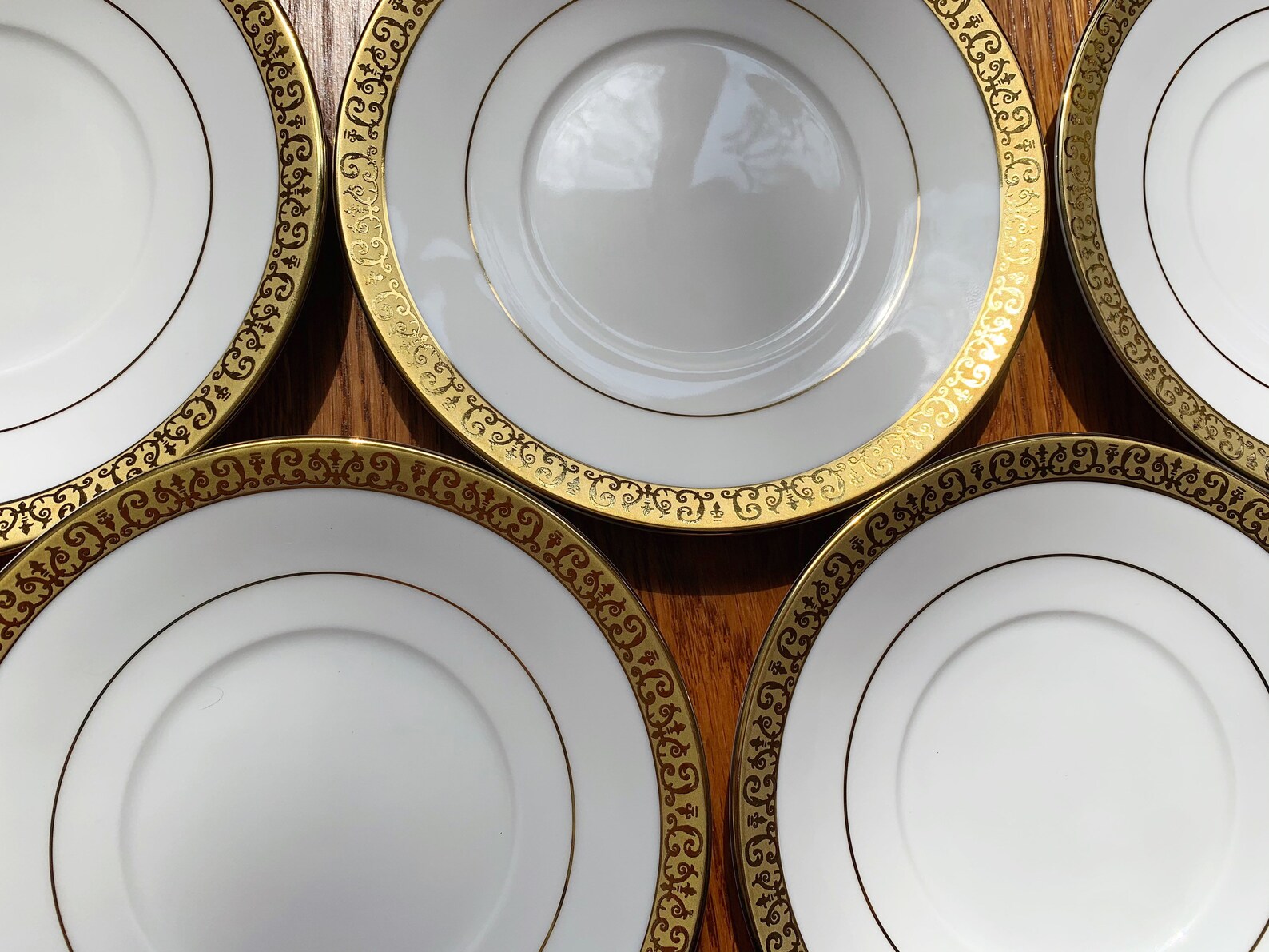 Set of Gold Buffet Royal Gallery Gold Trimmed Porcelain Etsy
