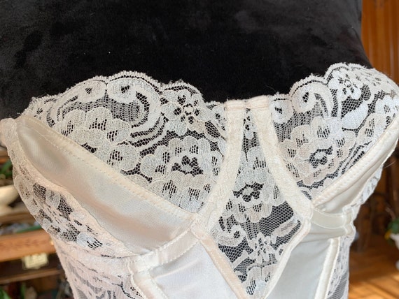 Christian Dior White Vintage Bustier Corset Size … - image 6