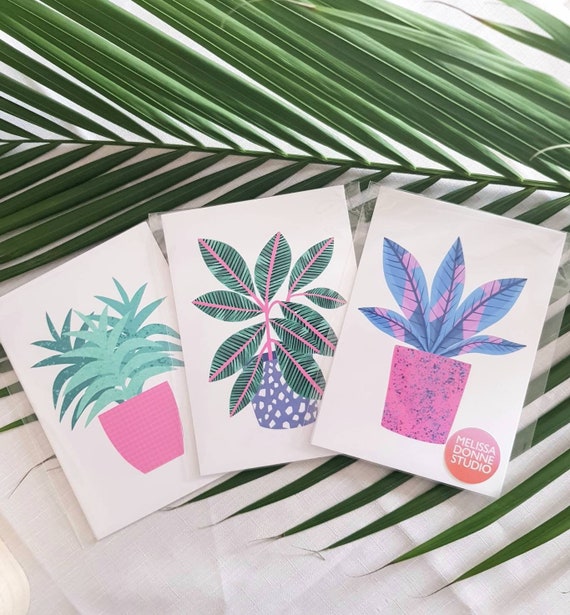 A6 miniprints 'Plant Prints #1'