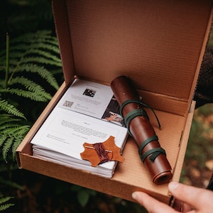 Make Your Own Leather Journal Kit, A6, A5 & A4. DIY Leather craft. Everything is included, Luxury Gift, Personalised Gift