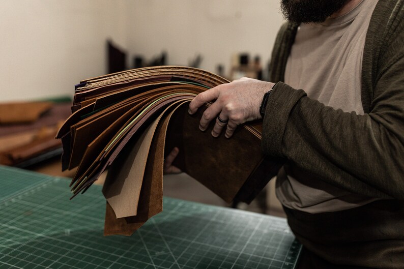 Make Your Own Leather Journal Kit A5 or A6. DIY Leather Etsy UK