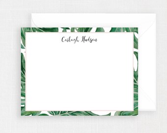 Personalized Notecard Card | Printed Sorority Thank You Card | Printed Personal Stationery | Monogram Social Stationery | Ellie