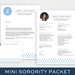 see more listings in the Mini Sorority Packet section