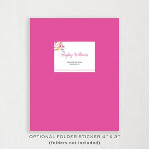 PRINTED Sorority Packet FULL-SERVICE Sorority Recruitment Packet with Photo Personal Resume Template Flower Watercolor Hayley image 7