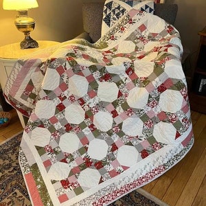 Snowball Quilt Kit by Meeting House Fabric Designs