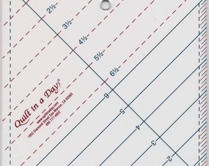 Quilt in A Day Triangle Square up Ruler Etsy