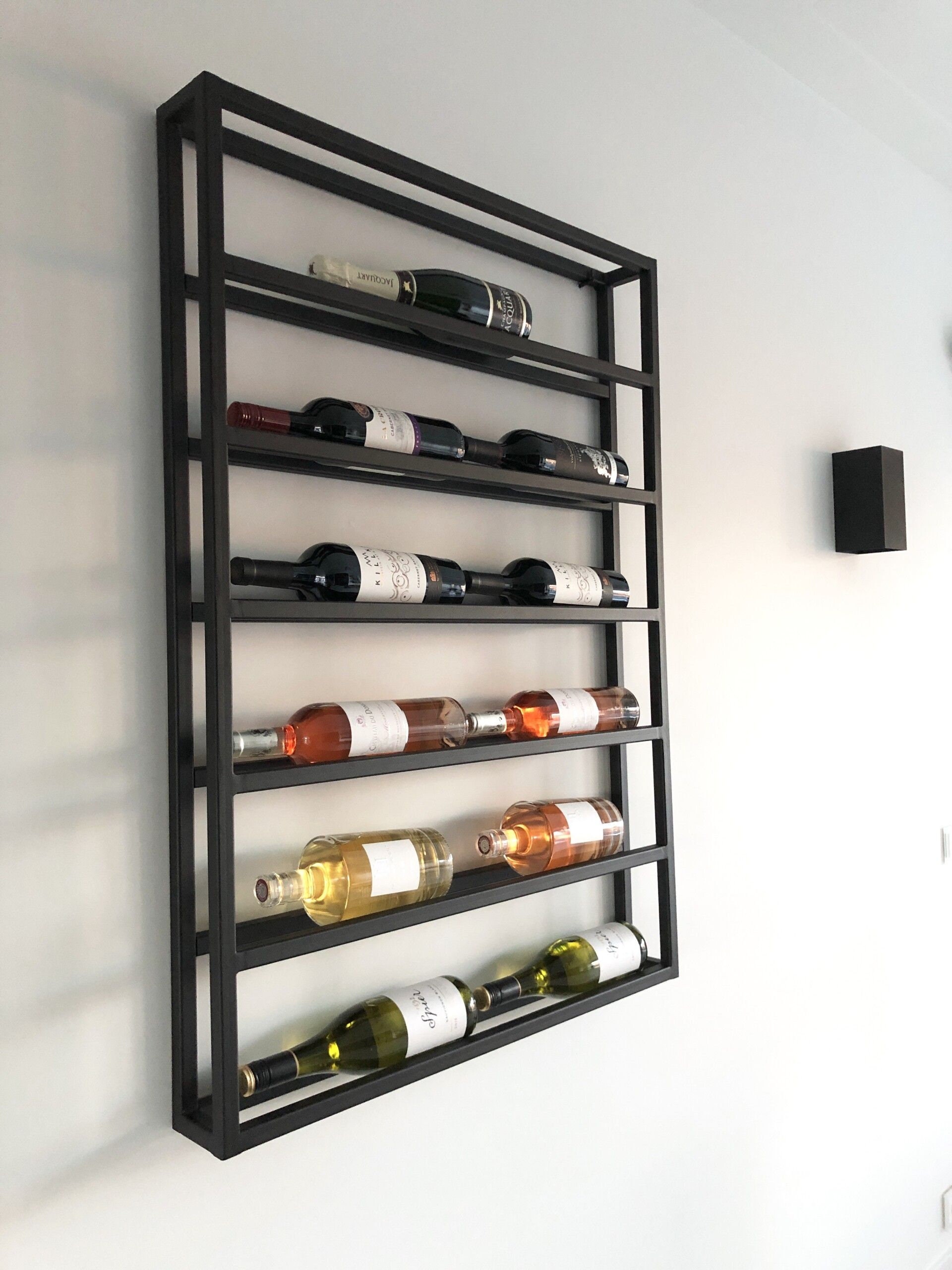Wine Rack Wall Shelf Upside Down Wine Rack European Style Bar Etsy