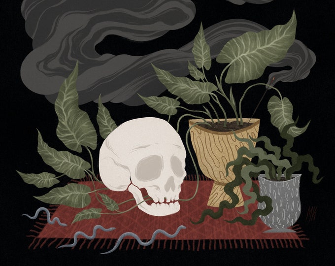 Rug/'n/'Bone \u2022 Illustration \u2022 High Quality Giclee Print