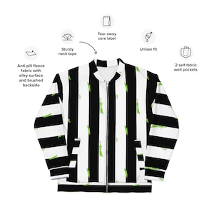 Beetlejuice Unisex Bomber Jacket